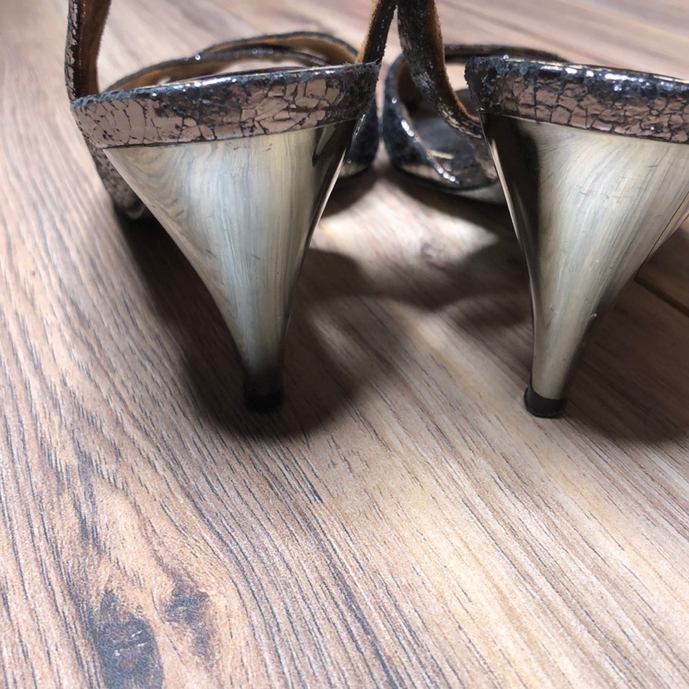 Sam Edelman Nova metallic kitten heel 8M - Picture 6 of 8